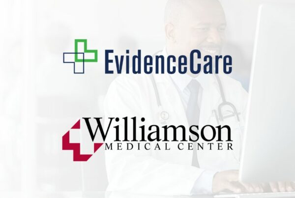 williamson medical center (wmc) and evidencecare partnership logos